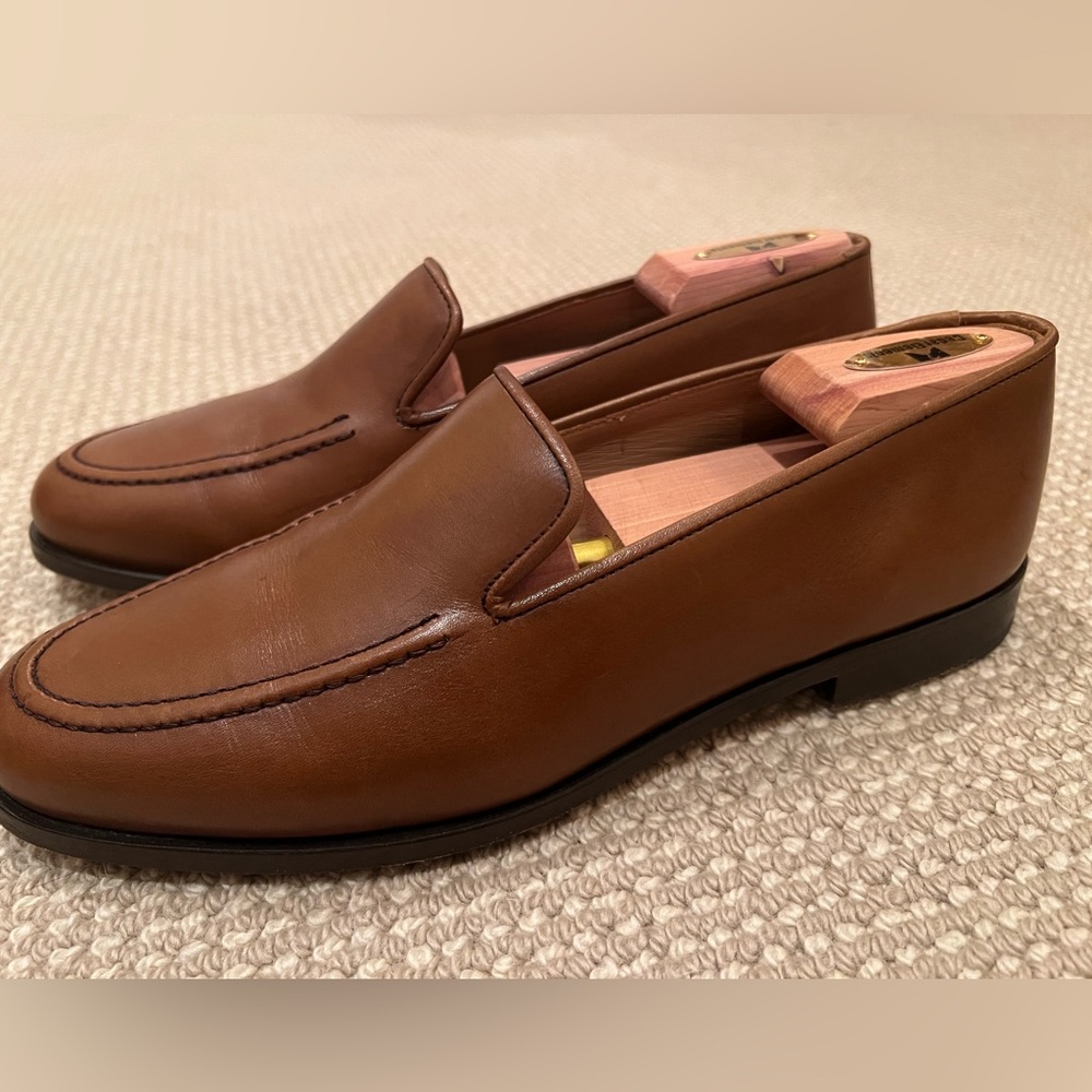 Men’s Stubbs and Wooton Venetian Calf Dress Shoes size 9.5